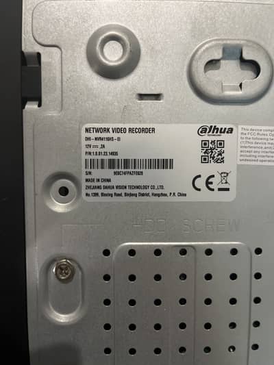 Dahua NVR 2TB and 4 POE switches