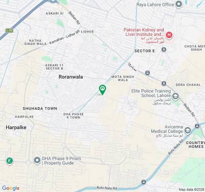 Corner Plot No-280 Block B - 5 Marla Plot On Top Location of Phase 9 Town DHA Lahore For Urgent Sale