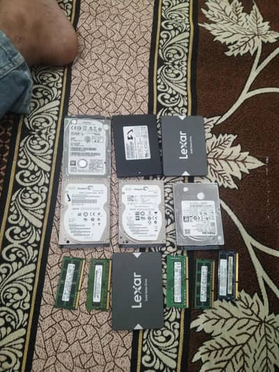 SSD,HARD DISK RAMS for LAPTOP whole sale rate