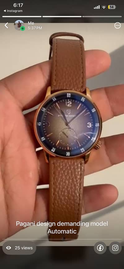 Pagani design watch automatic