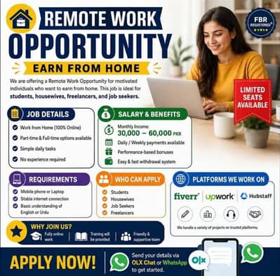 Home based work online