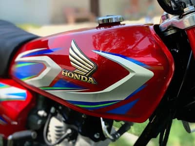 Honda CG 125 2022 Model RED Febulus Condition Gift For Lover