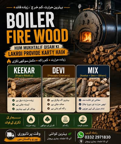 boiler fire wood