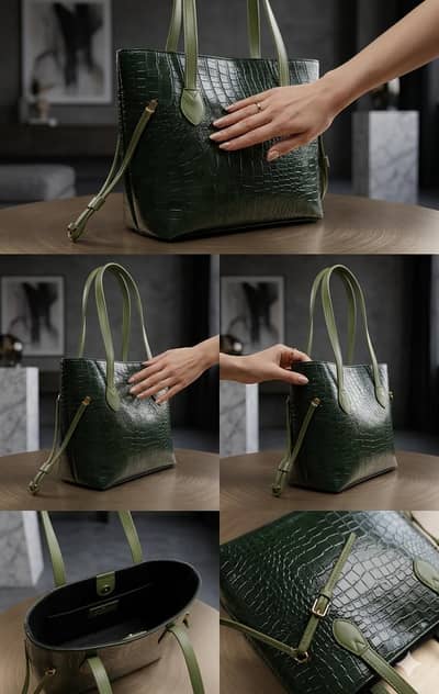  Trendy Crocodile Pattern Women's Shoulder Bag – High Quality