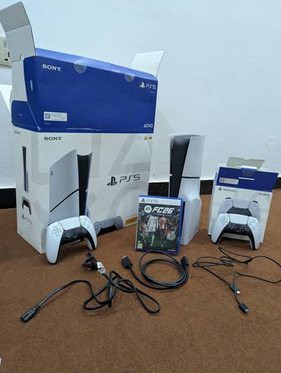 PS5 Slim Disc Edition 1TB With Game