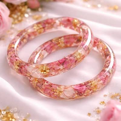Resin bangles