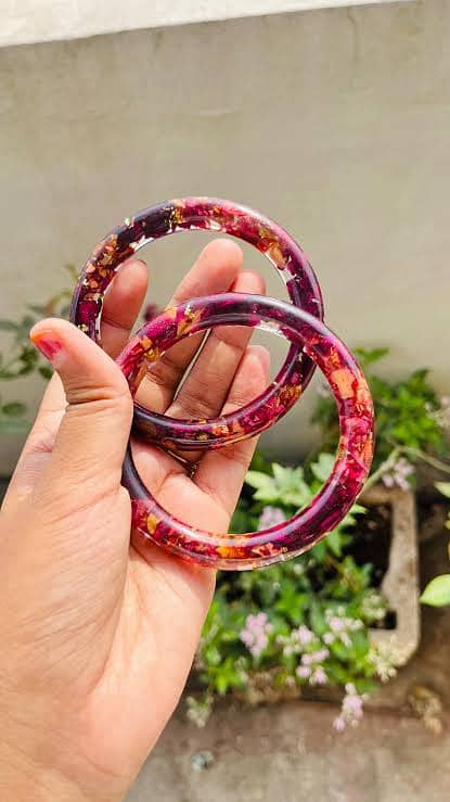 Resin bangles 1