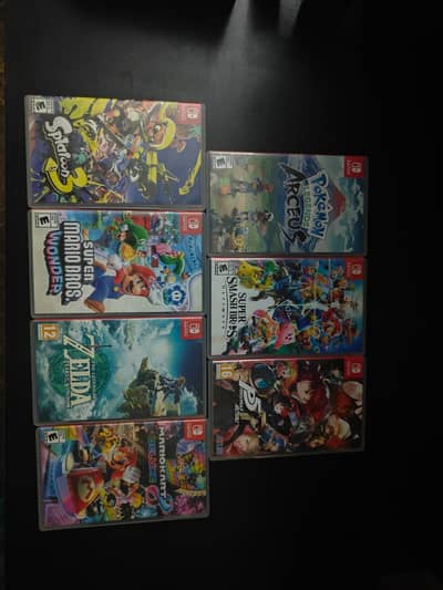 Nintendo switch games (read description)