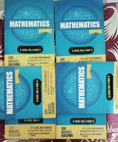 Sir Waqas Hashmi's Maths past papers, with notes included, for sale