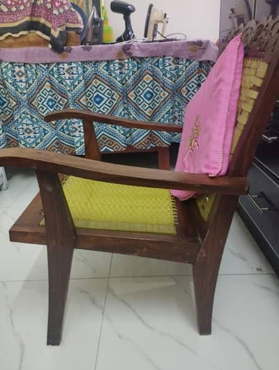 3 Solid Wood Chairs in good condition