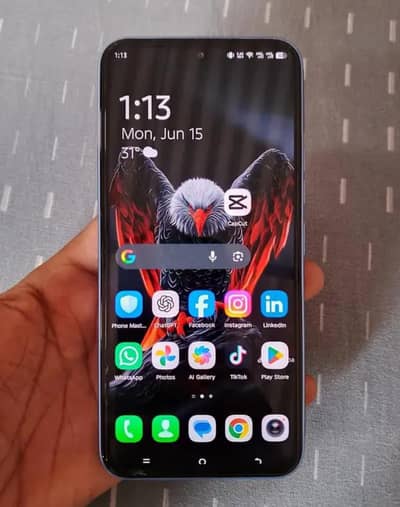 Tecno spark 40 pro blue PTA approved only 5 month used read ad