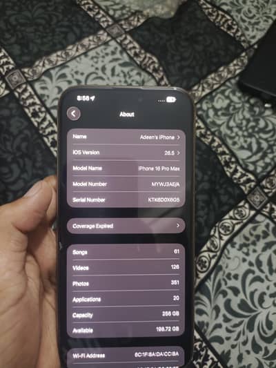 Apple iPhone 16 Pro Max | 256GB | Desert titanium