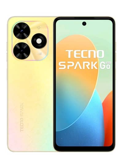 Tecno Spark Go 10 by 10 with box and charjr