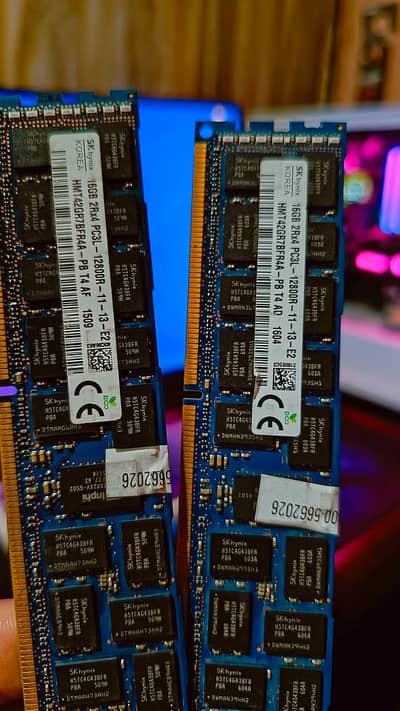 32Gb sk hynix pc3L ddr3 server workstation ecc ram 16x2 1600mhz