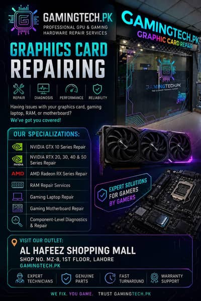 Gpu,Gaming & laptop motherboard repair and graphics card repairing