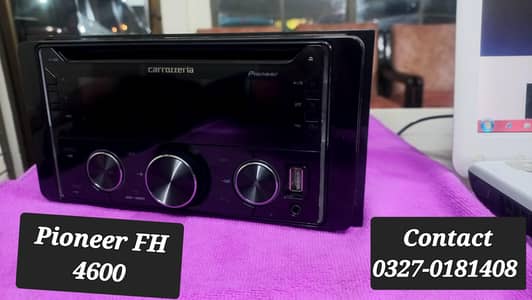 Pioneer Carrozzeria FH-4600 , Size 4×7 Inches , Bluetooth USB CD AUX
