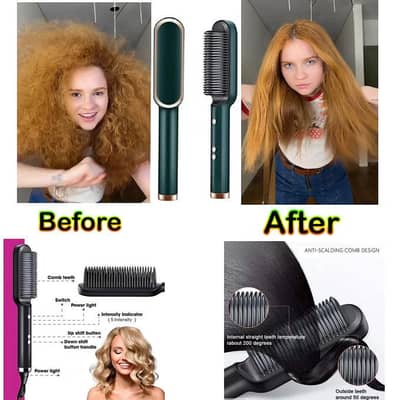 Hair Straightener comb Brush | Girls & Boy Beauty Product | Style