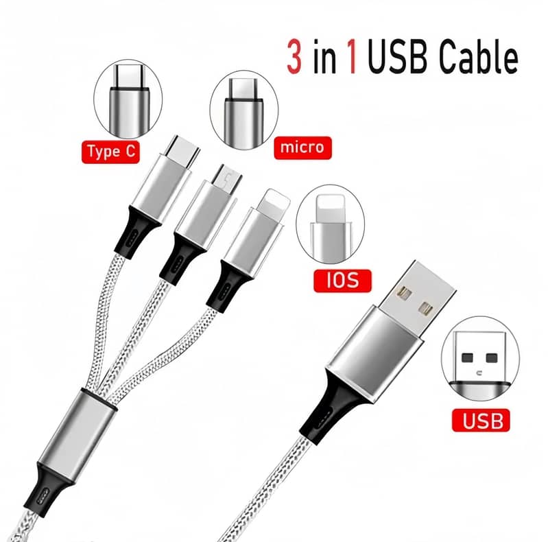 data cable 3 in 1 2