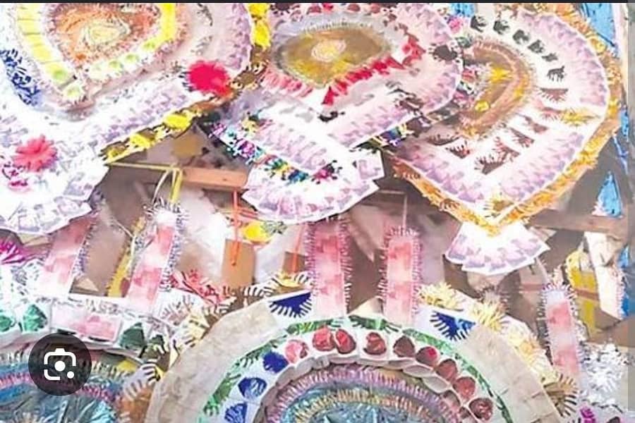نوٹ کے ہار بنانے والا لڑکا چایئے 0