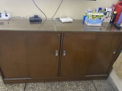 Vintage cupboard for crockery and decoration