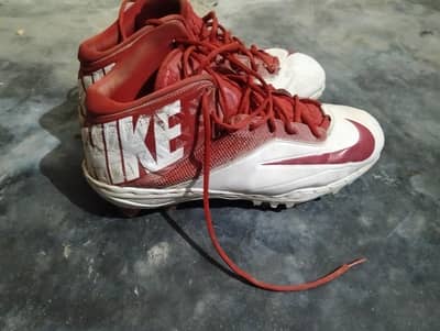 Nike Zoom code Elite 3/4 Shark Football cleats Red Size Uk 12.5