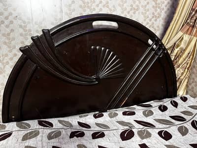 Double Bed Wooden (Sheesham Style) – Good Condition