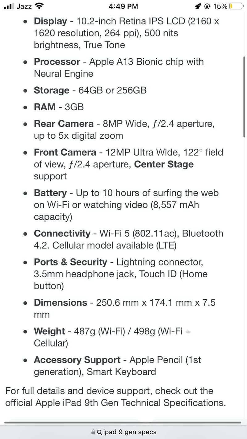 iPad 9th gen 3