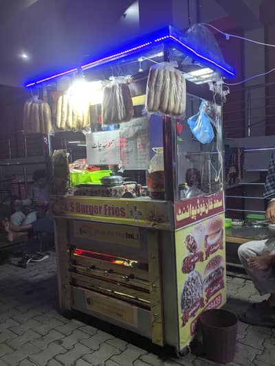 shawarma and burger aluminium counter for sale