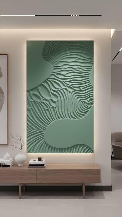 3D CNC Walls Available MDF Thikniss 16mm 25MM