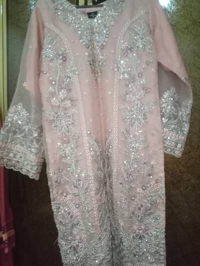 baby pink color dress