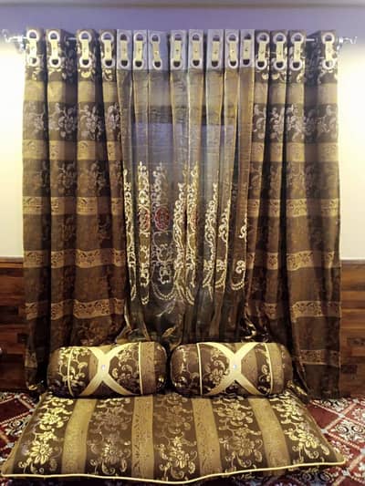 Bridal Velvet 10-Piece Set 2 Gadda 4 Takiye 4 Cushion COD Quetta