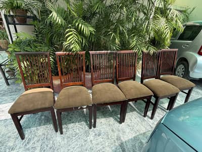 6 Dinning chairs for sale
