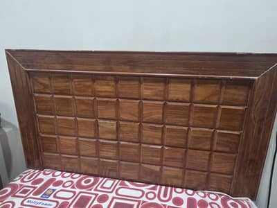 Single Bed Pure Wood with Mattress