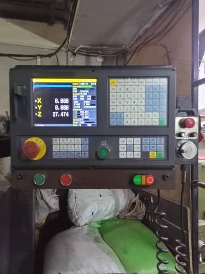 1 - CNC MILLING MACHINE 2 - Lathe machine 3 - Drill machine