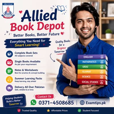Allied School Complete Course Books & Holiday Packs 2026