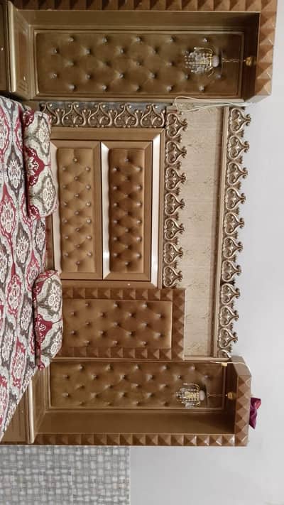 king bed set dressing with wardrobe