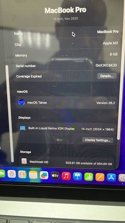 Apple MacBook m3 pro