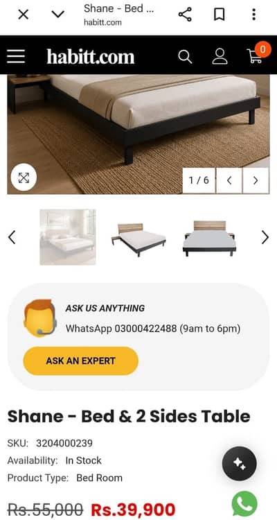 Brand New - Queen Bed with Side Tables