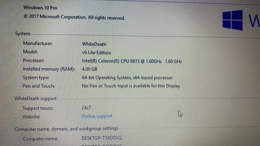Toshiba laptop V6 liye edition > Read add