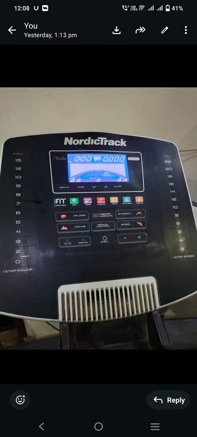 treadmill Nordic track