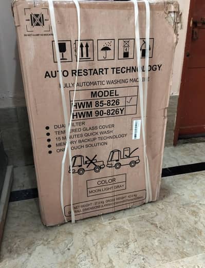 I am selling my fully automatic washing machine