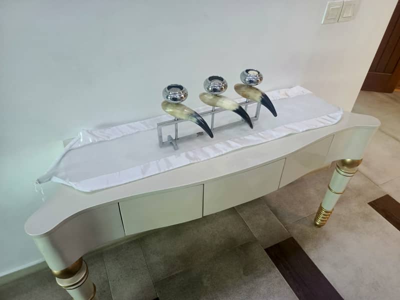 Off White Wall Console Table 1