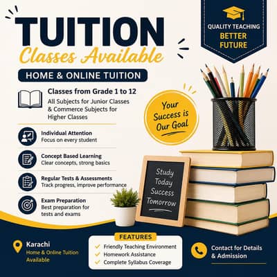 home tution for all classes 1-8