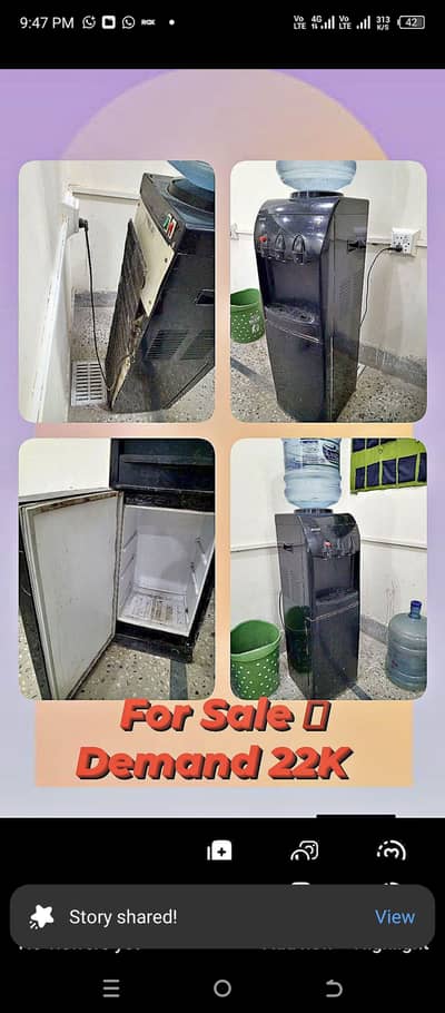 Used in good condition hot and cold both r functional 3 taps