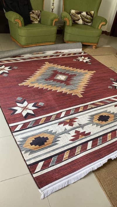 New unused velvet rug