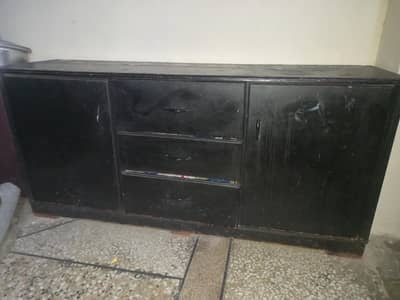 wooden console