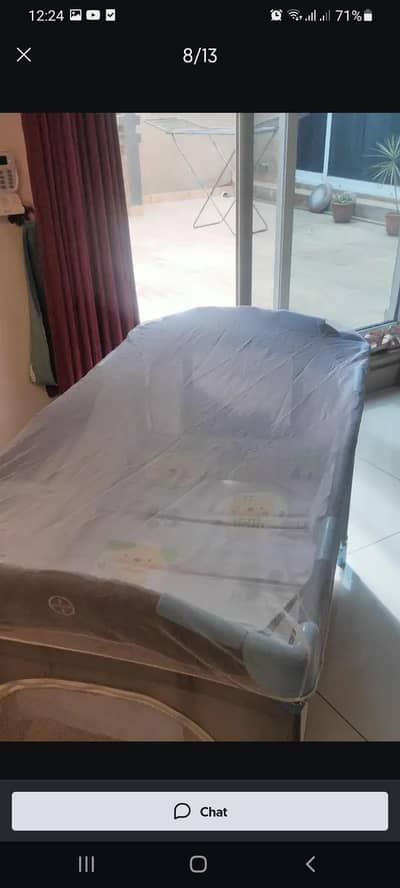 Baby cot and playpen