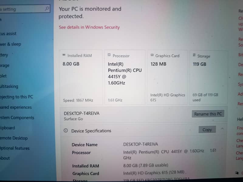 Microsoft surface go 4