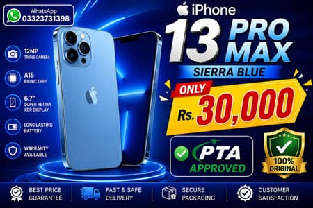 Apple iPhone 13 Pro Max PTA 256GB