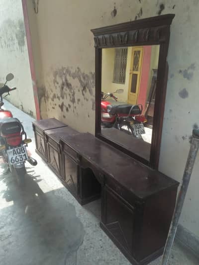 Complete Wooden Bed Set